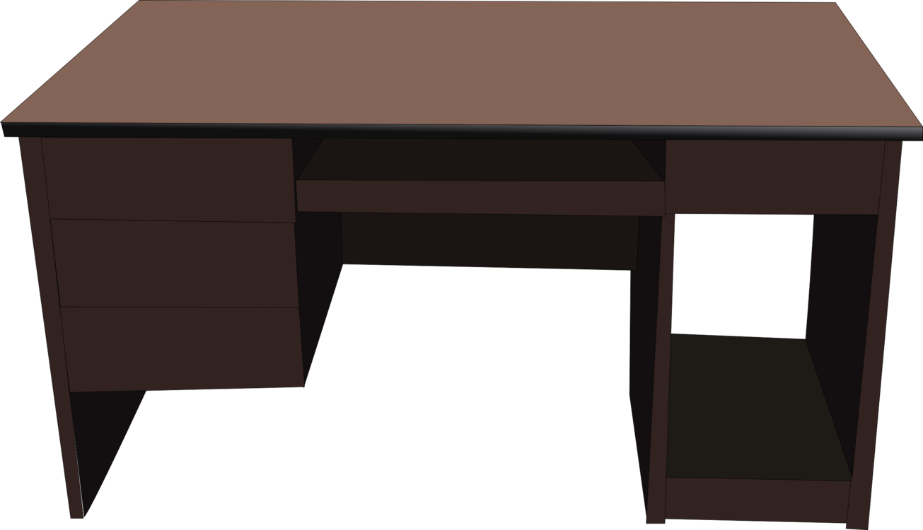 Computer Desk PNG Isolated HD