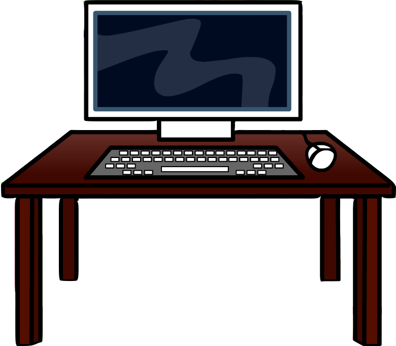 Computer Desk PNG Photo