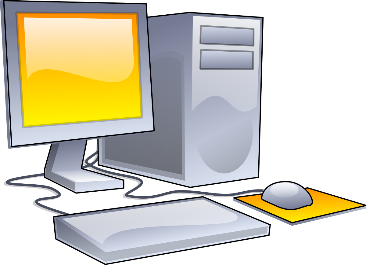 Computer Desktop PC PNG Isolated Photo