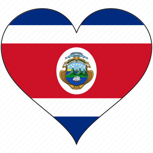Costa Rica Flag Download PNG Image