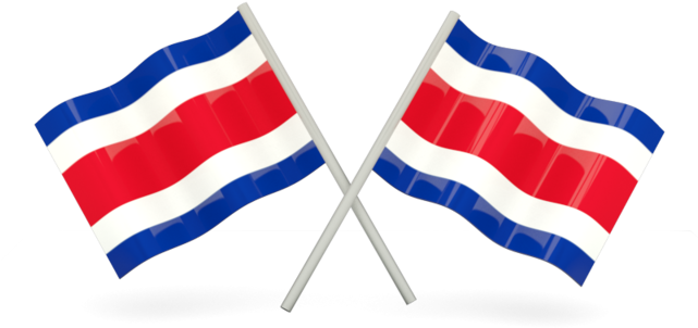 Costa Rica Flag PNG Isolated File