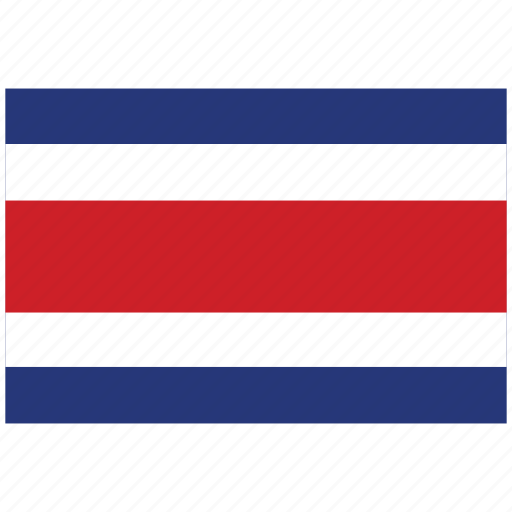 Costa Rica Flag PNG Isolated HD