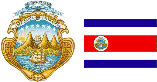 Costa Rica Flag PNG Transparent
