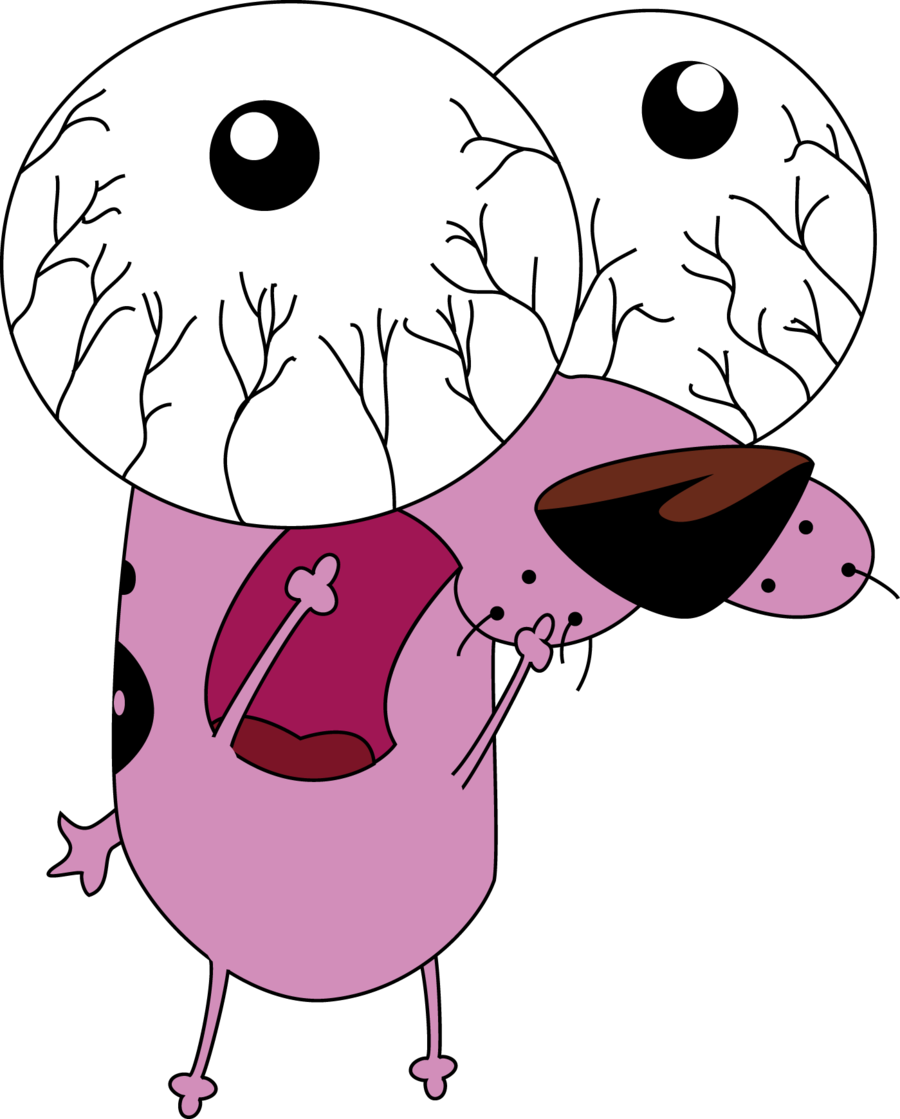 Courage The Cowardly Dog PNG Isolated Image