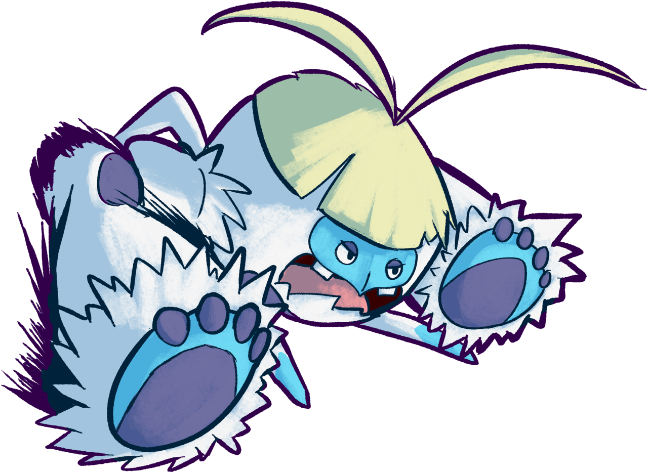 Crabominable Pokemon PNG Image