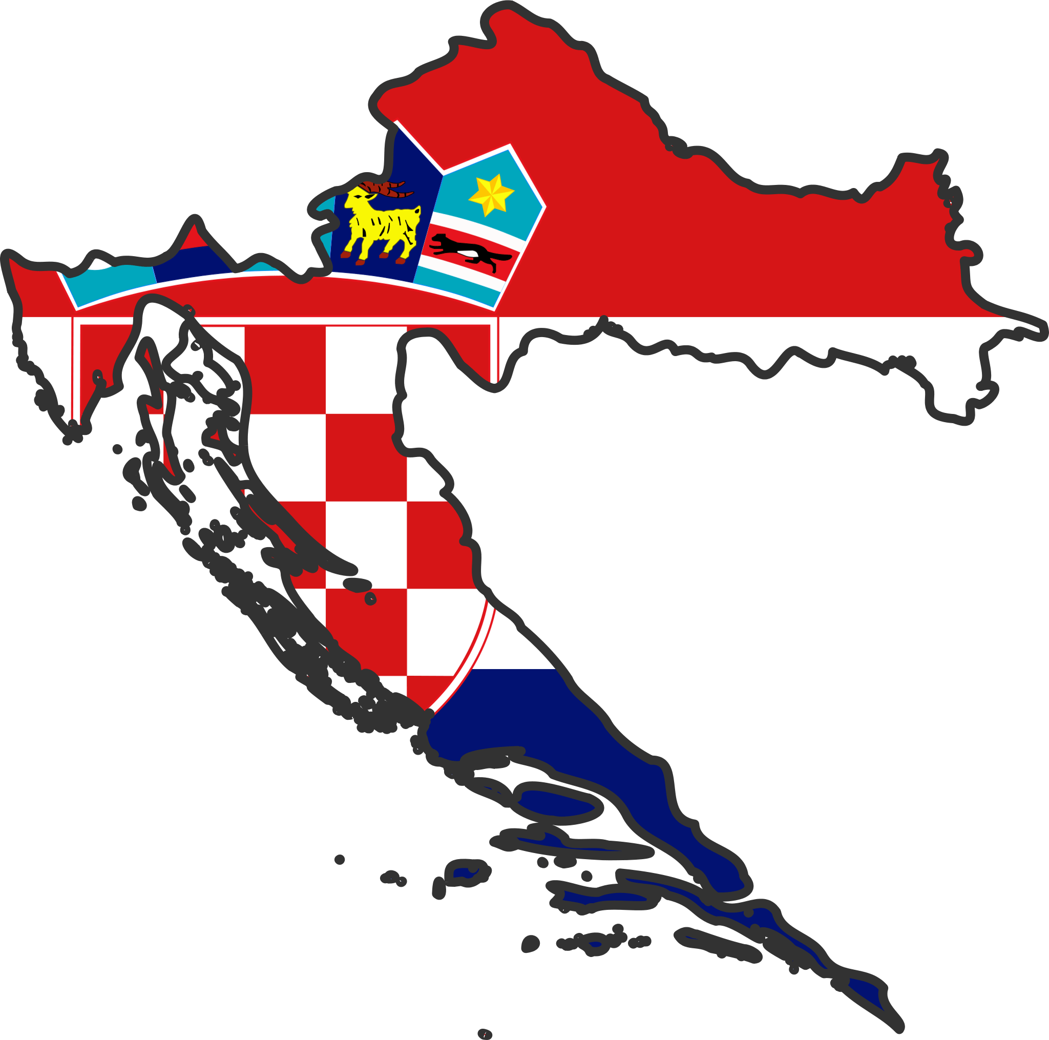 Croatia Flag Download PNG Image
