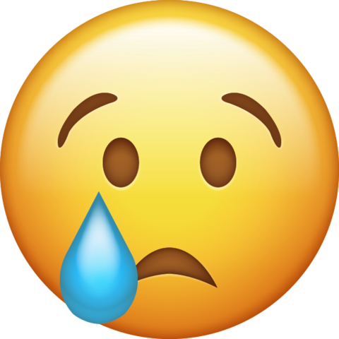 Cry Emoji PNG Photo