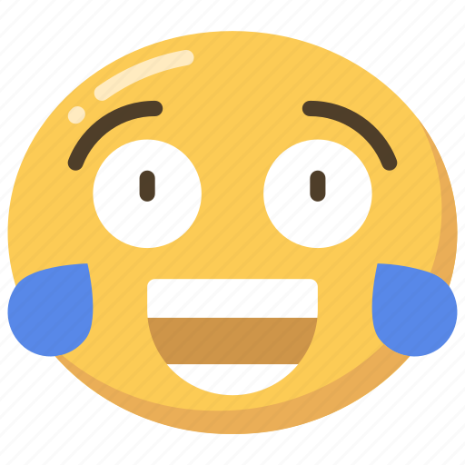 Cry Laugh Emoji PNG Transparent