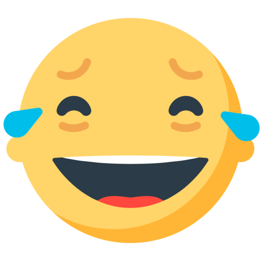 Cry Laughing Emoji PNG Clipart