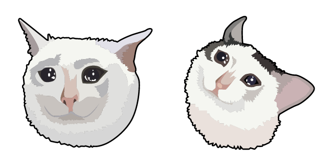 Crying Cat Meme PNG Picture