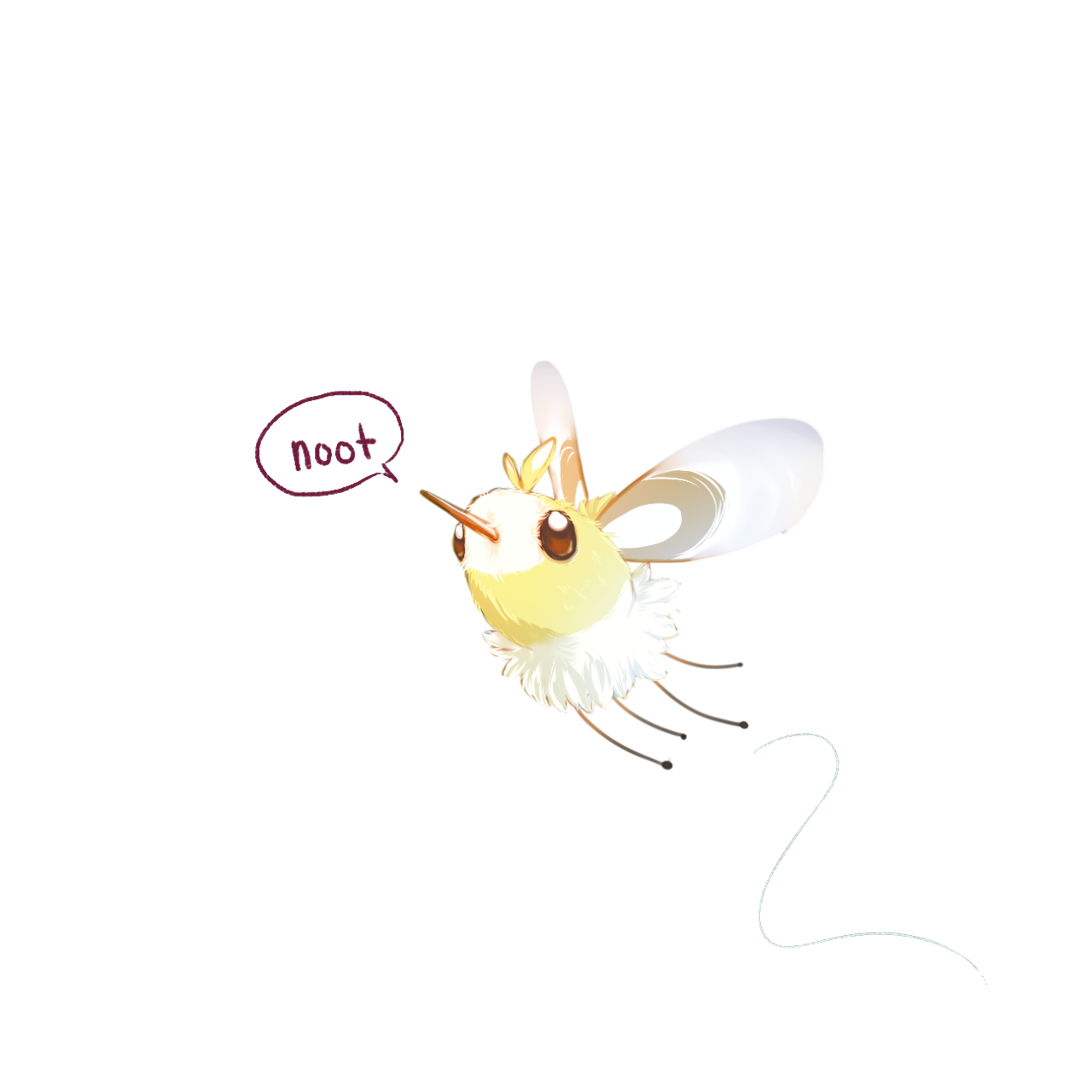 Cutiefly Pokemon PNG Isolated Pic
