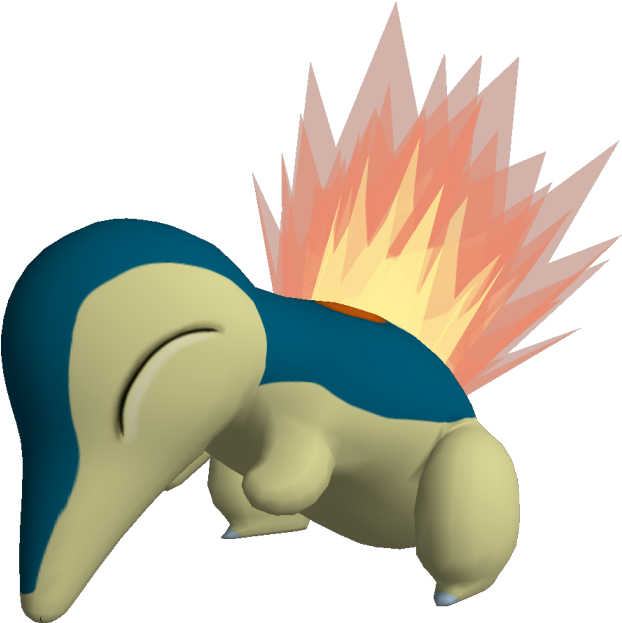 Cyndaquil Pokemon PNG Background Image