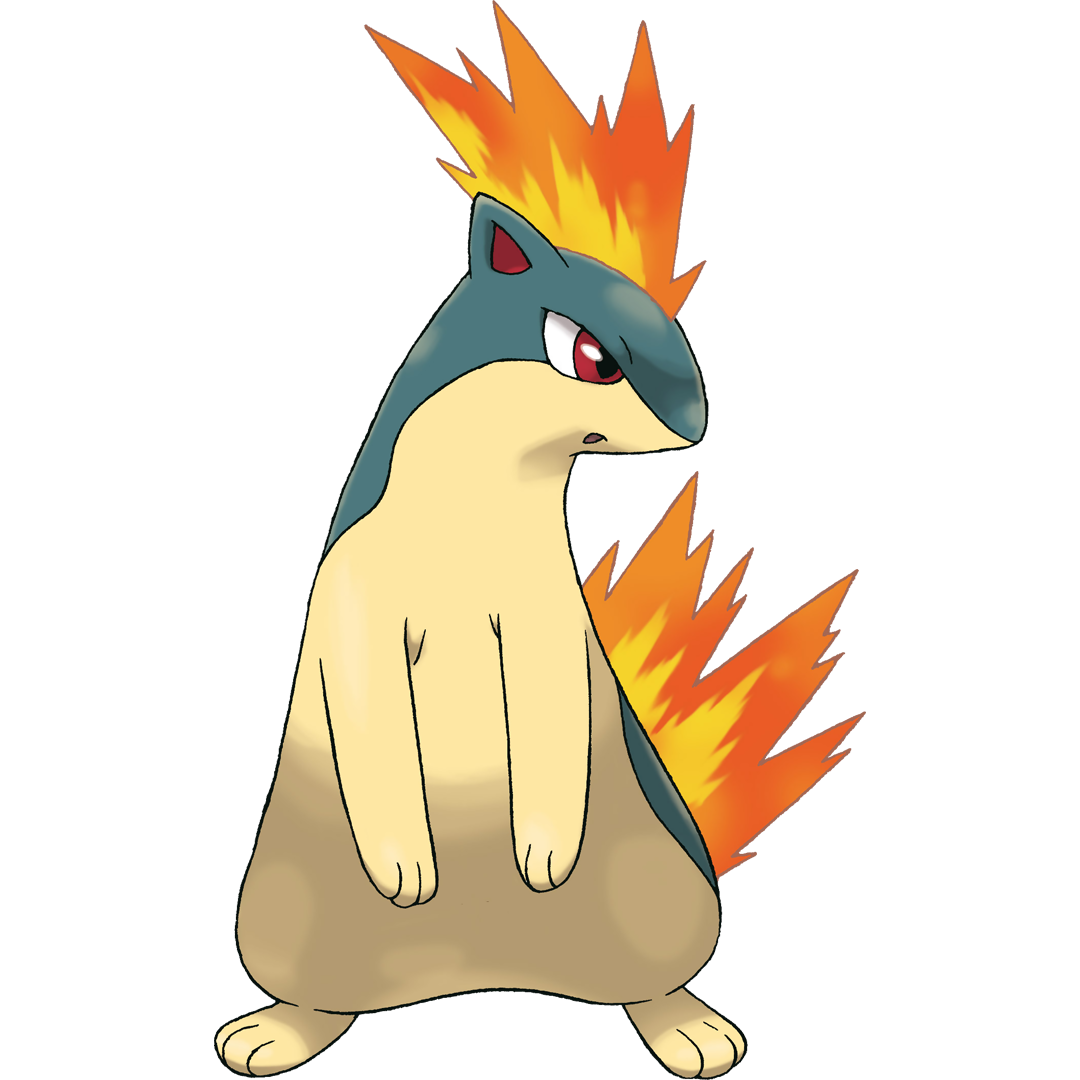 Cyndaquil Pokemon PNG Isolated Clipart