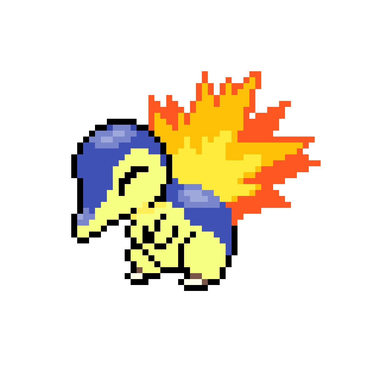 Cyndaquil Pokemon PNG Isolated Image