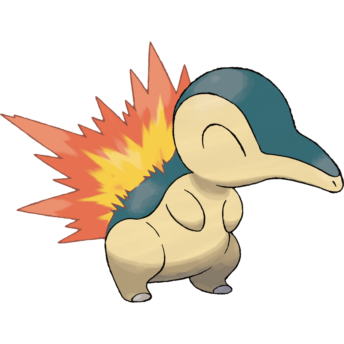 Cyndaquil Pokemon PNG Isolated Photo
