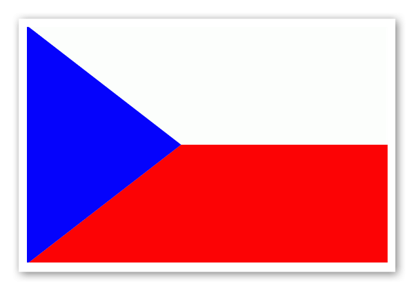 Czech Republic Flag PNG Image