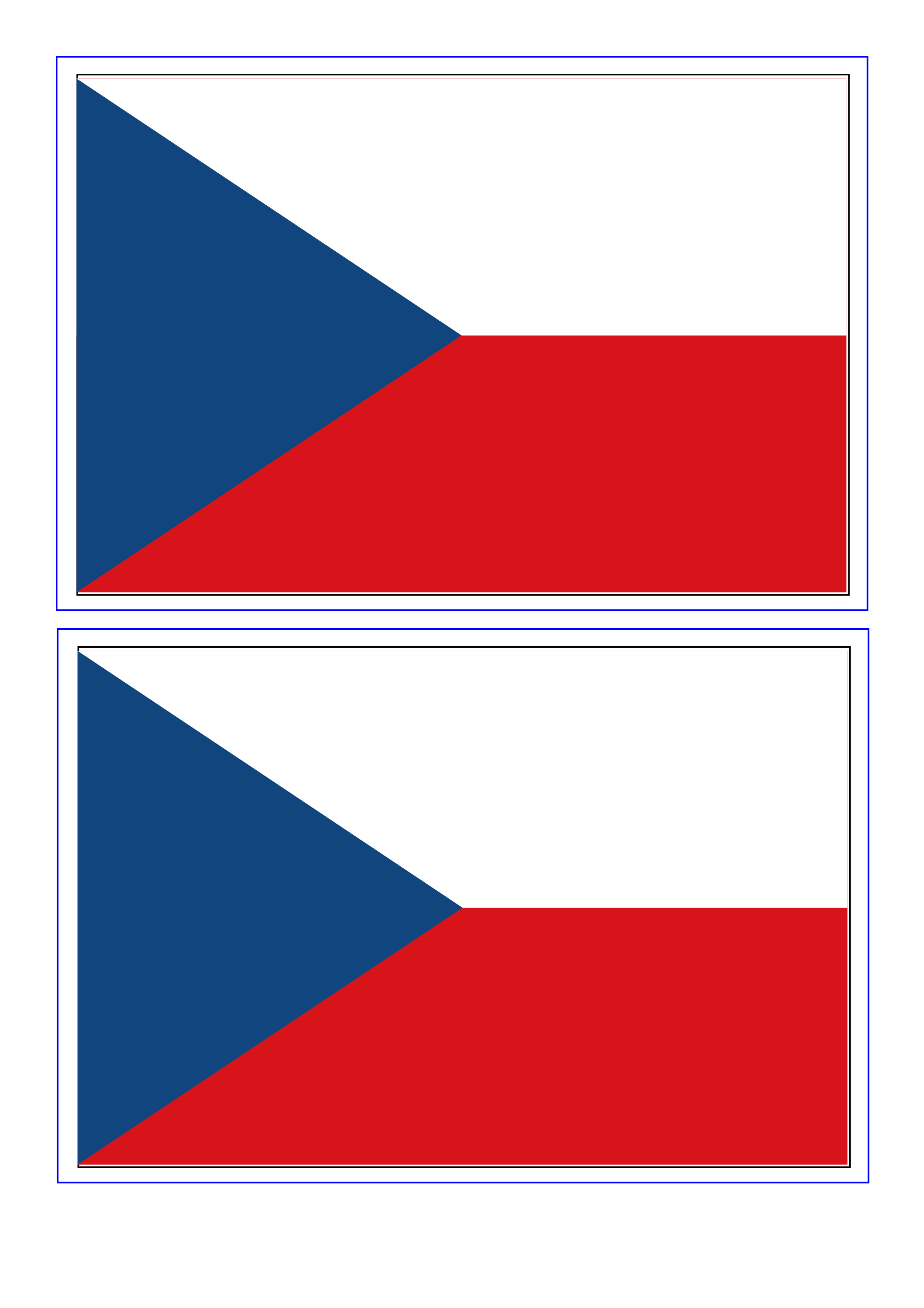 Czech Republic Flag Transparent PNG