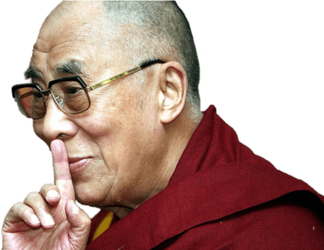 Dalai Lama PNG Isolated Photos