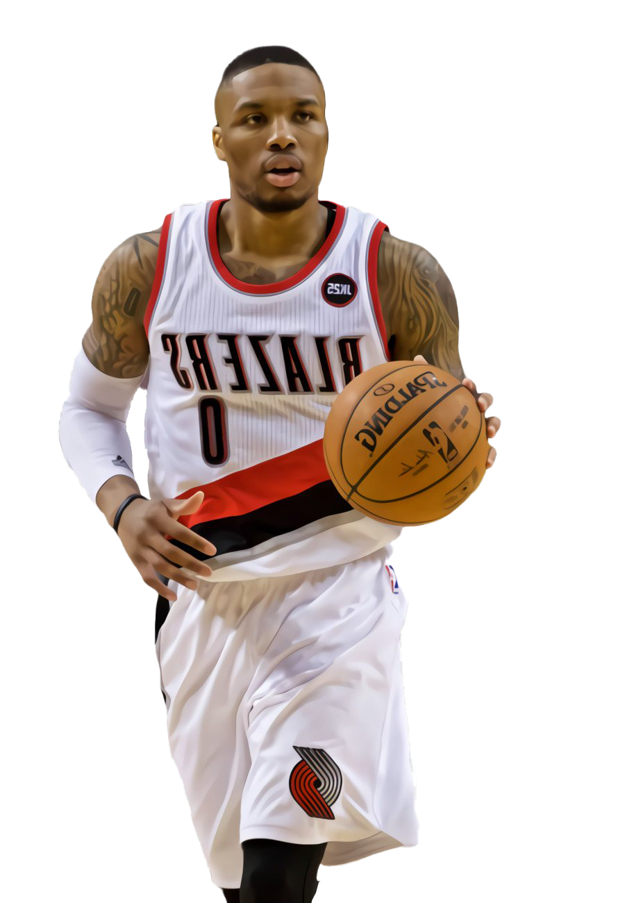 Damian Lillard PNG Isolated Pic