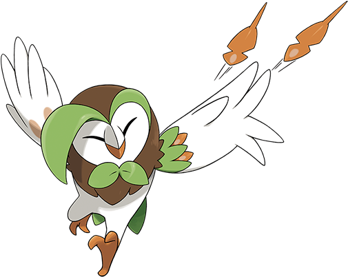 Dartrix Pokemon PNG Isolated Clipart