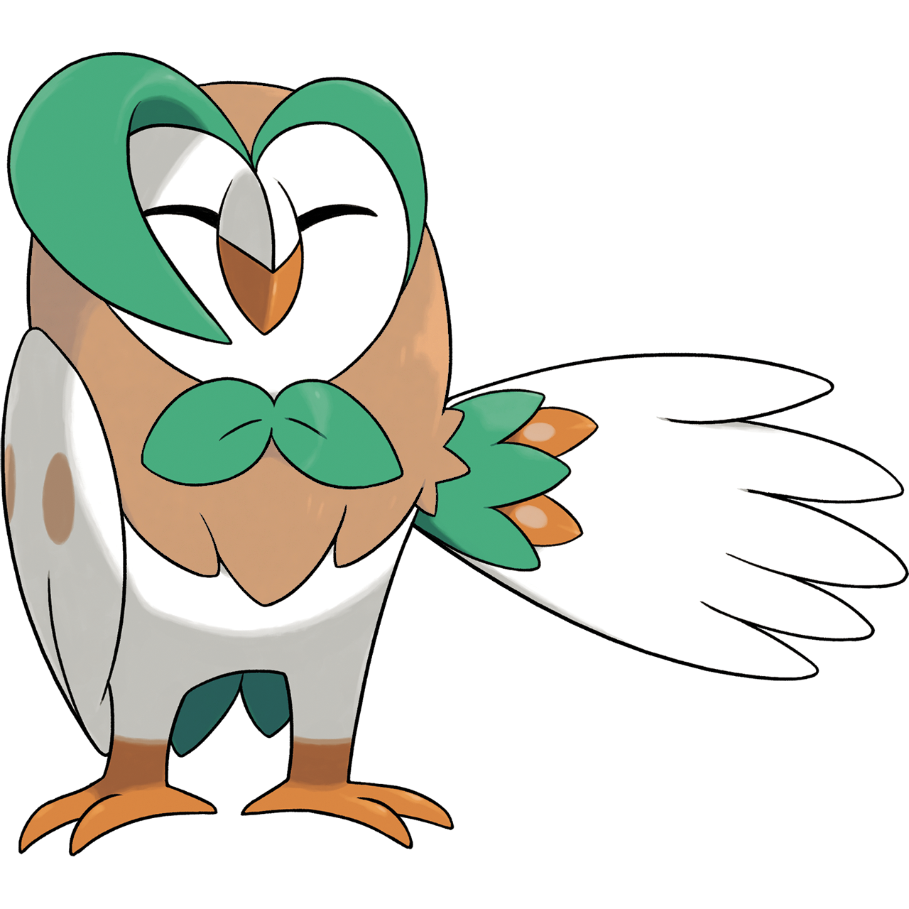 Dartrix Pokemon PNG Isolated Picture