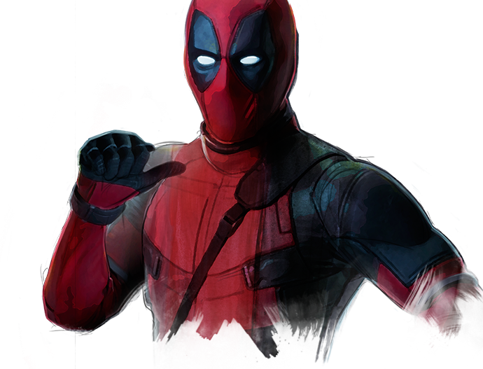 Deadpool Movie PNG Isolated Image