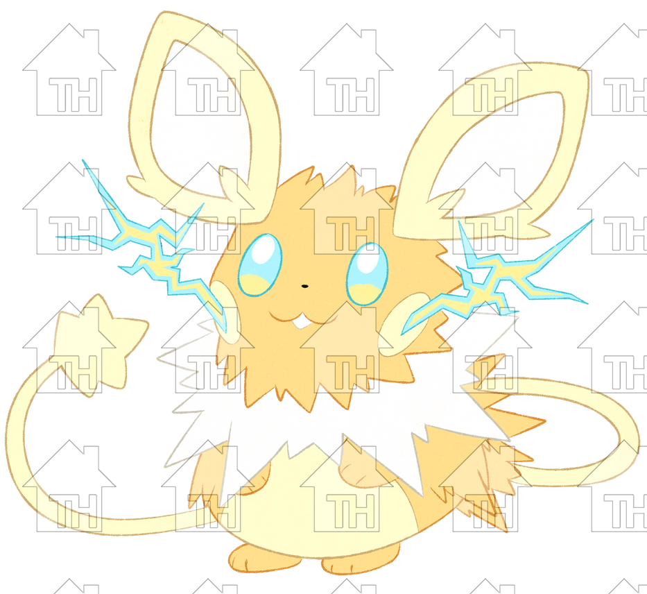 Dedenne Pokemon PNG Isolated Clipart