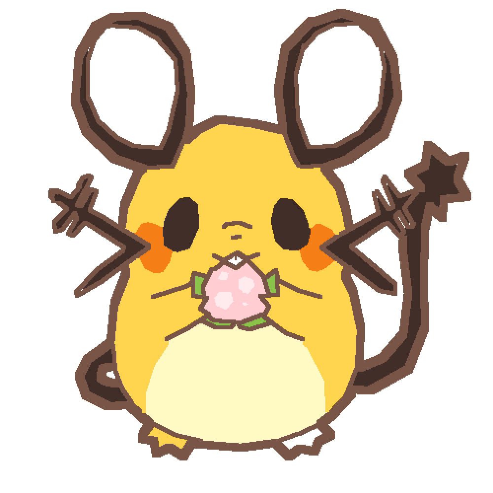 Dedenne Pokemon PNG Isolated Transparent
