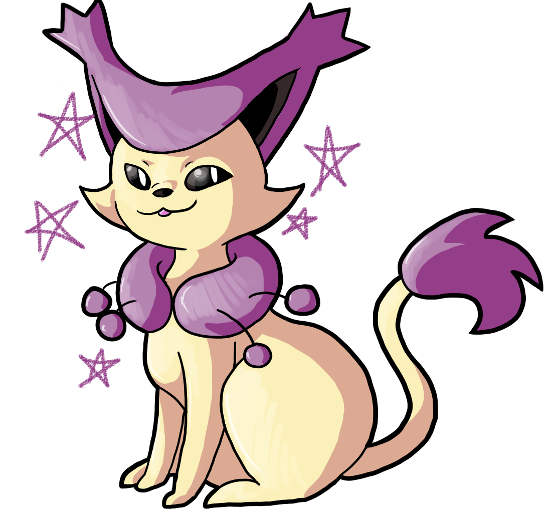 Delcatty Pokemon PNG Isolated Photo
