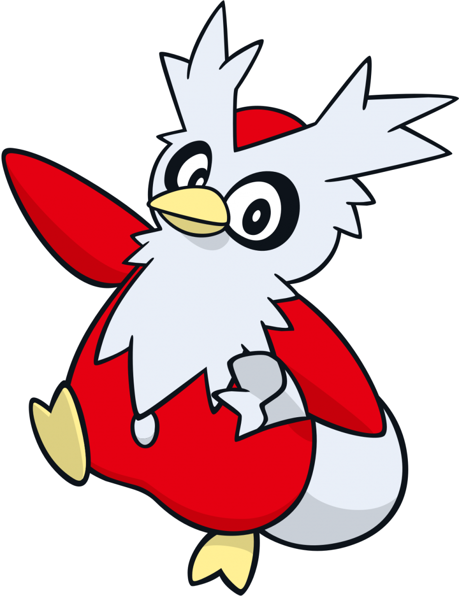 Delibird Pokemon PNG Isolated Picture