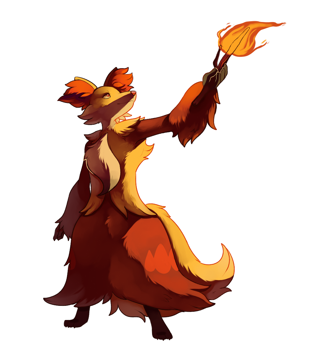 Delphox Pokemon PNG Isolated HD Pictures