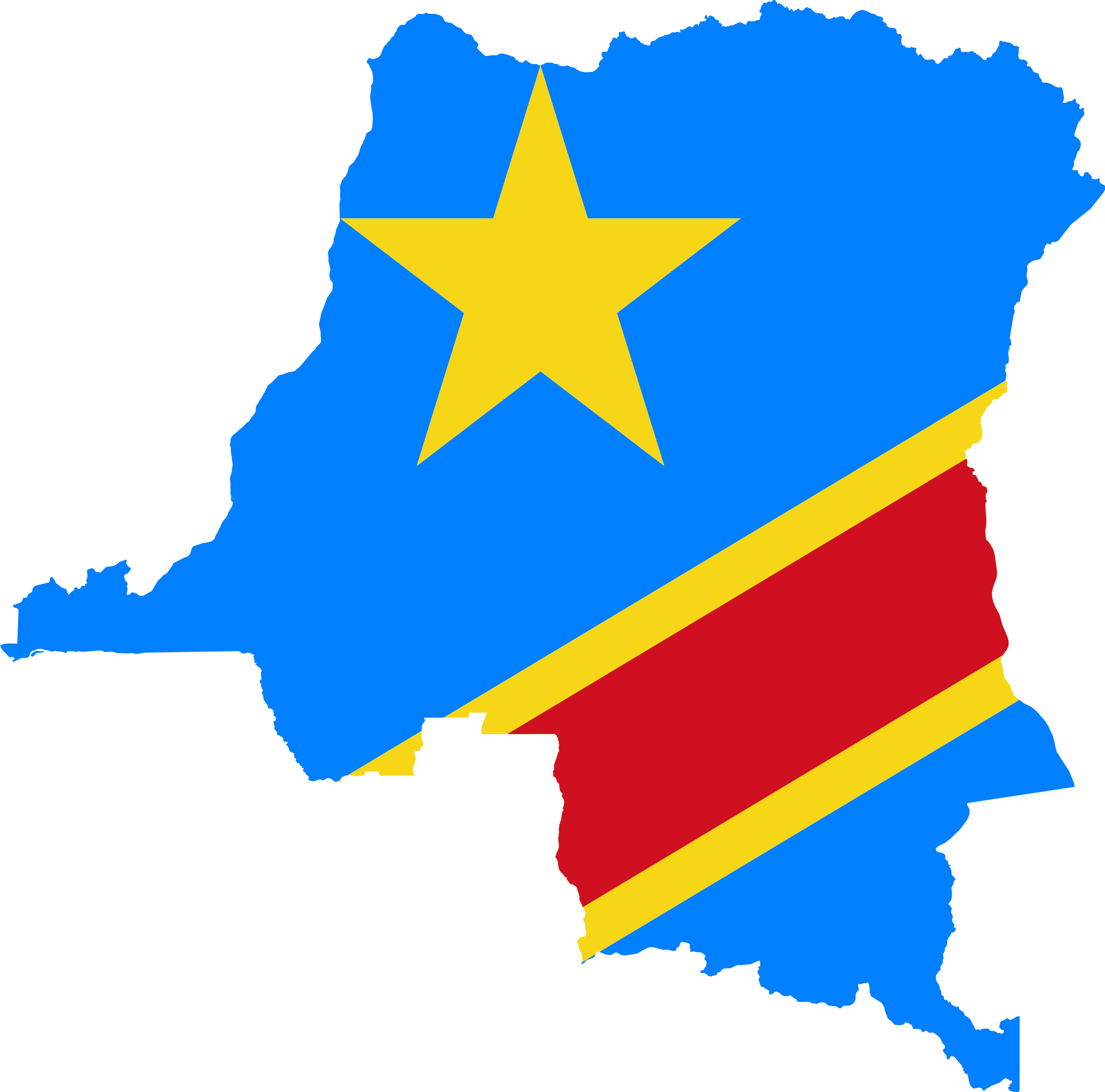 Democratic Republic Of The Congo Flag PNG File