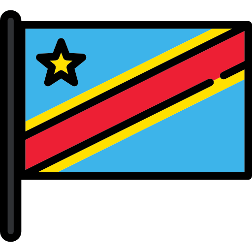 Democratic Republic Of The Congo Flag PNG Isolated Pic