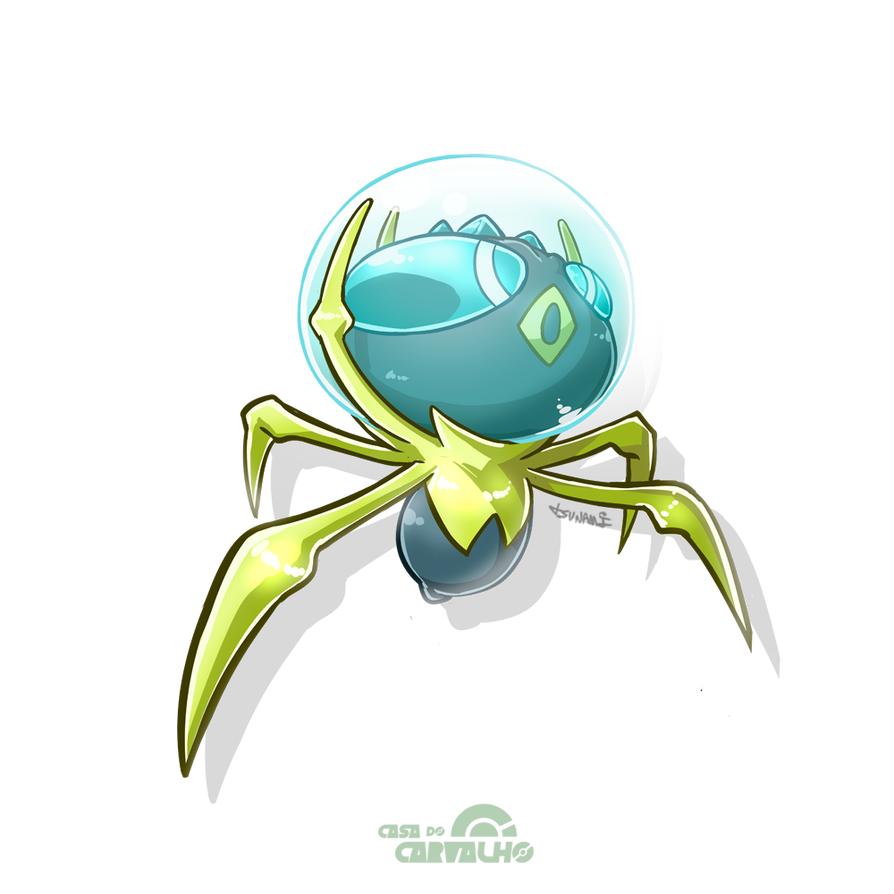 Dewpider Pokemon PNG HD Isolated