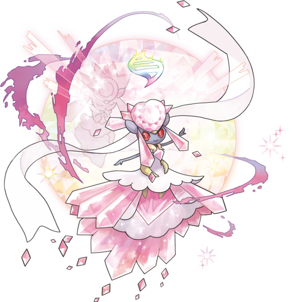 Diancie Pokemon PNG Isolated File