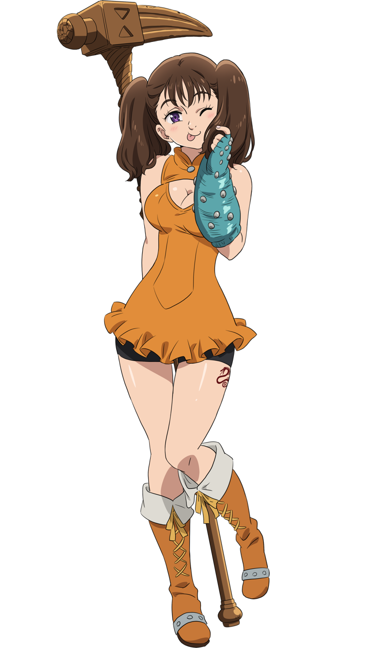 Diane Seven Deadly Sins PNG Isolated File