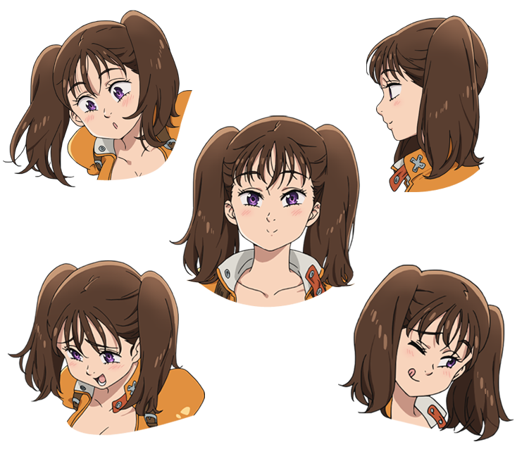 Diane Seven Deadly Sins PNG Isolated Image