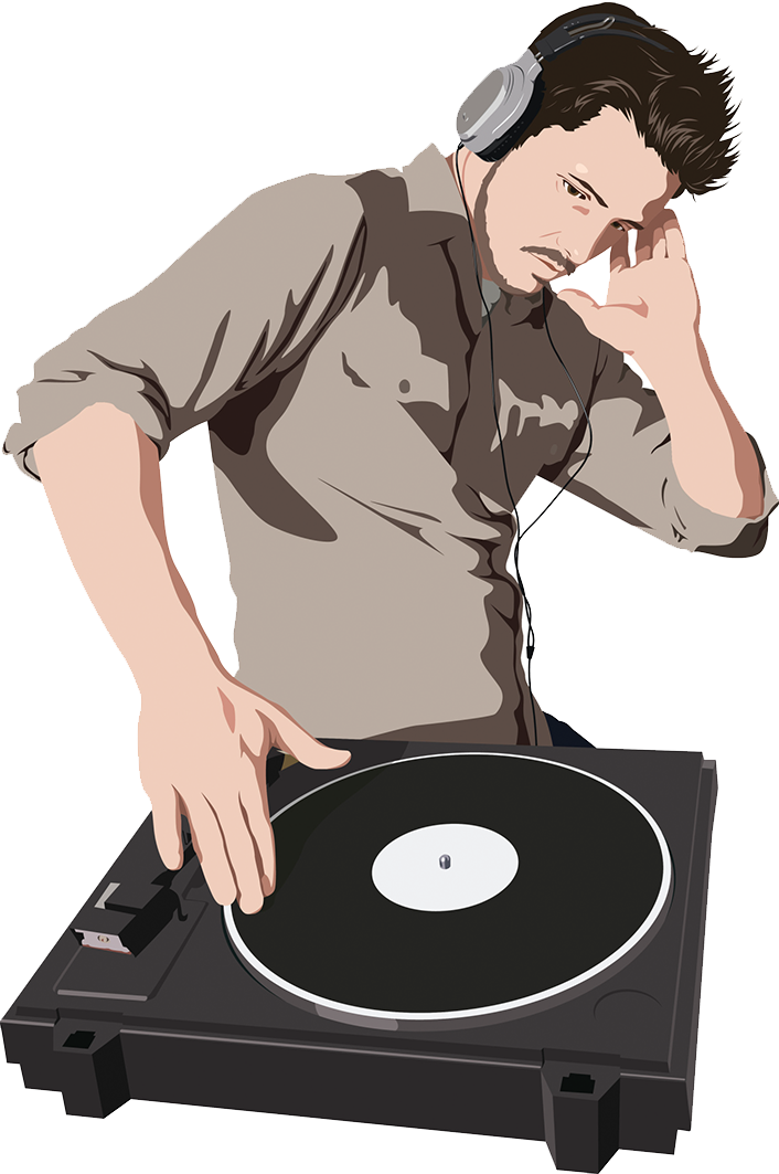 Disc Jockey PNG Isolated Picture