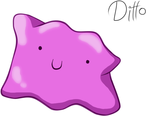 Ditto Pokemon PNG Isolated Photos