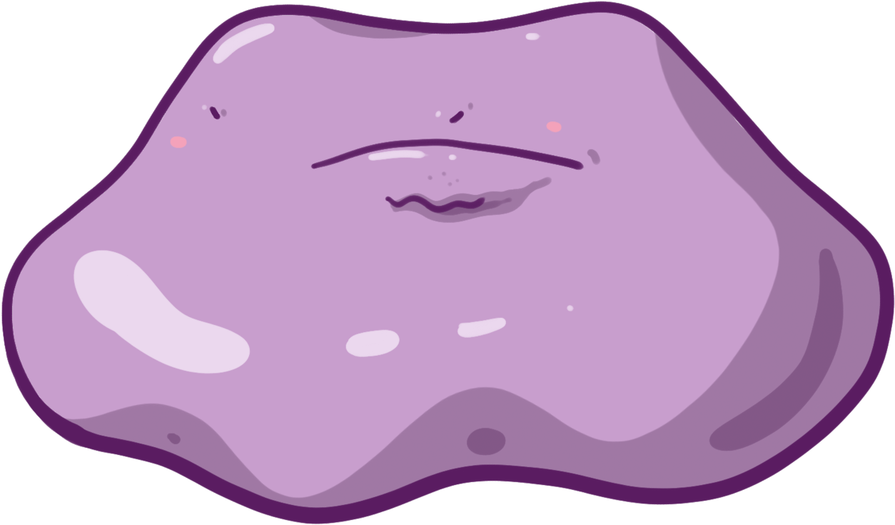 Ditto Pokemon PNG Isolated Picture