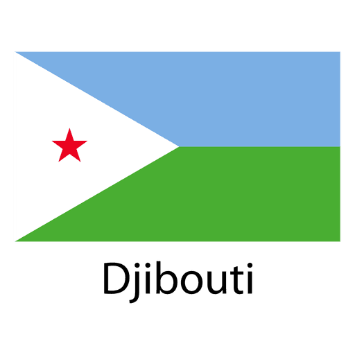 Djibouti Flag PNG Image