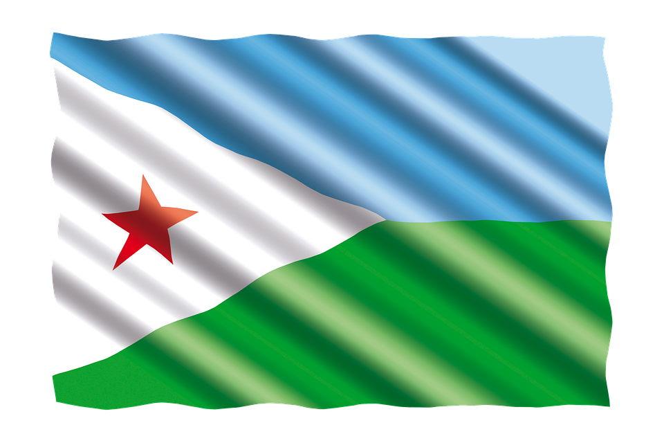 Djibouti Flag PNG Photo