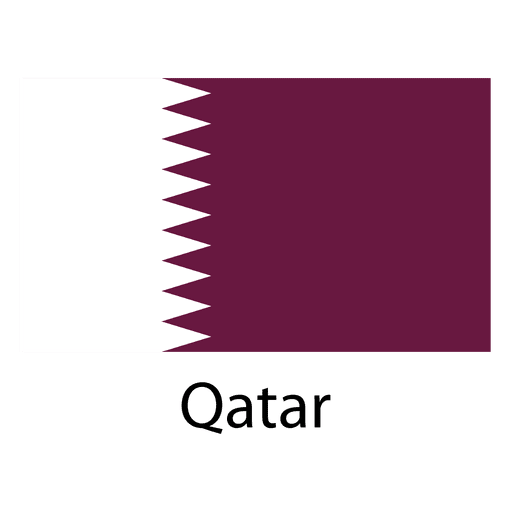 Doha Flag PNG Isolated File