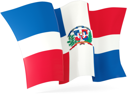 Dominican Republic Flag PNG Isolated Photo