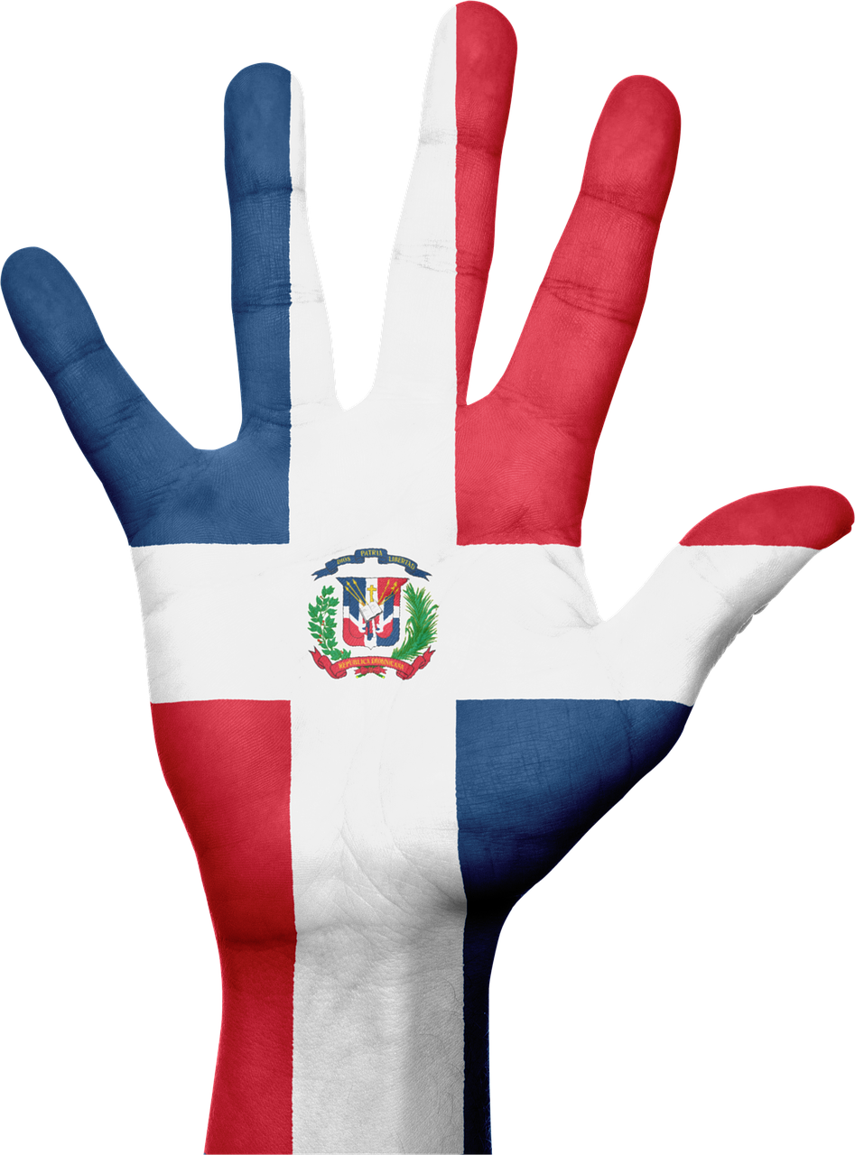 Dominican Republic Flag PNG Isolated Pic