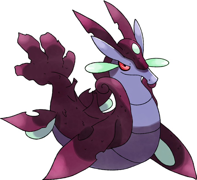 Dragalge Pokemon PNG Isolated Pic