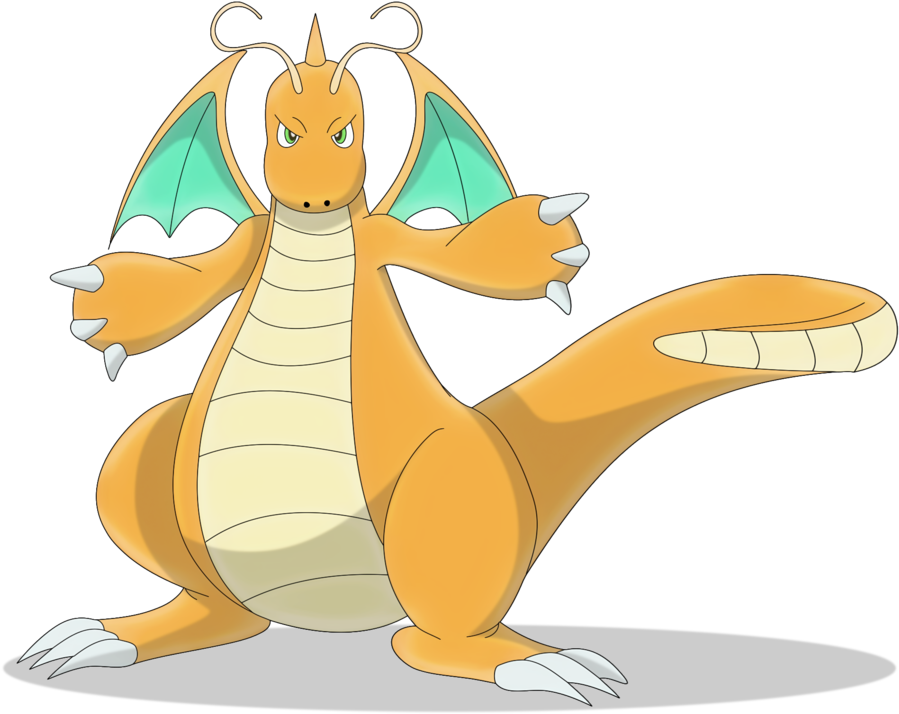 Dragonite Pokemon PNG Background Image