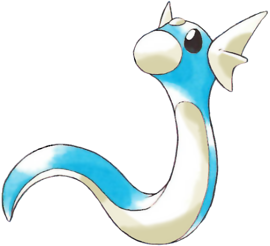 Dratini Pokemon PNG Isolated Picture