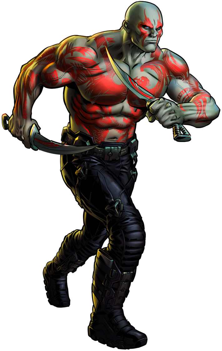 Drax The Destroyer PNG Isolated File