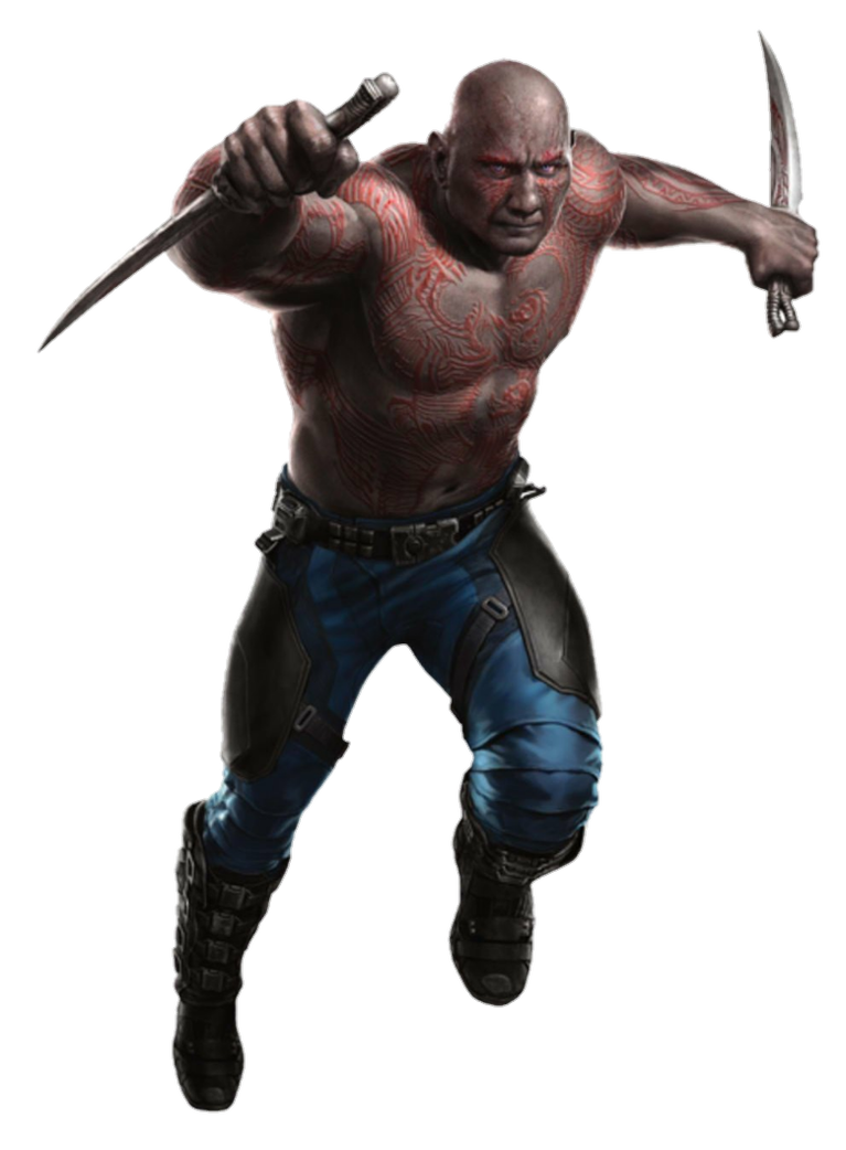 Drax The Destroyer PNG Isolated Pic